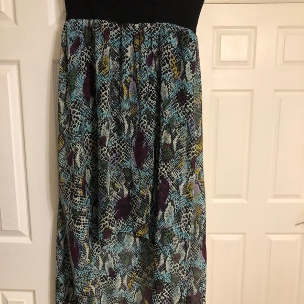 Strapless dress‎ bundle two high low dresses